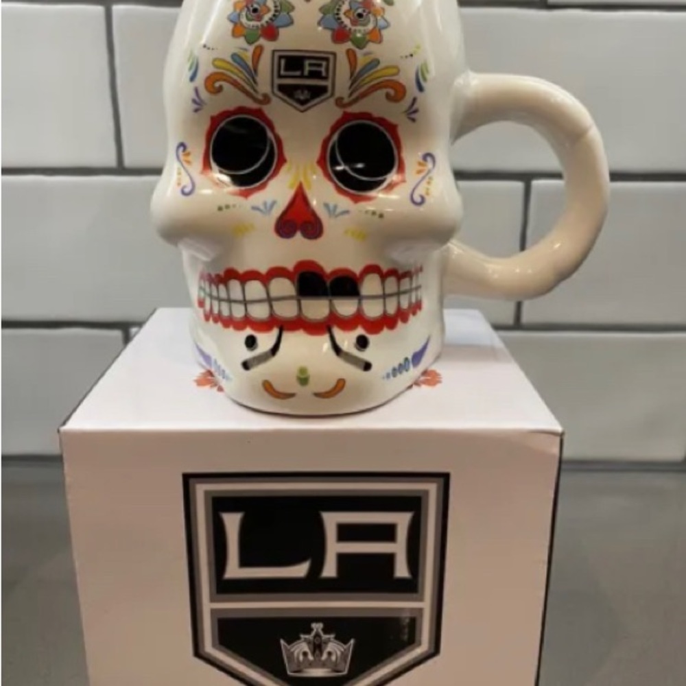 NEW Los Angeles KINGS Día De Los Muertos Mug - NHL🏒🥅💀